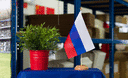 Russie - Drapeau de table 15 x 22 cm, bois