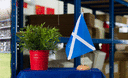 Schottland hellblau - Holz Tischflagge 15 x 22 cm