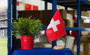 Schweiz - Holz Tischflagge 15 x 22 cm