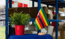 Zimbabwe Drapeau de table 15 x 22 cm, bois