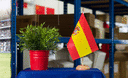 Spanien mit Wappen - Holz Tischflagge 15 x 22 cm