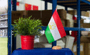 Tadschikistan - Holz Tischflagge 15 x 22 cm