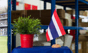Thailand - Holz Tischflagge 15 x 22 cm