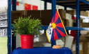 Tibet - Drapeau de table 15 x 22 cm, bois