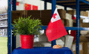 Tonga - Table Flag 6x9", wooden