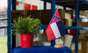 Mississippi - Table Flag 6x9", wooden