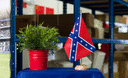 USA Südstaaten - Holz Tischflagge 15 x 22 cm