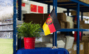 DDR - Satin Tischflagge 15 x 22 cm