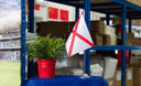 Alabama - Satin Tischflagge 15 x 22 cm