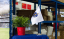 Massachusetts - Satin Tischflagge 15 x 22 cm