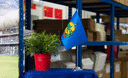 Vermont - Satin Tischflagge 15 x 22 cm