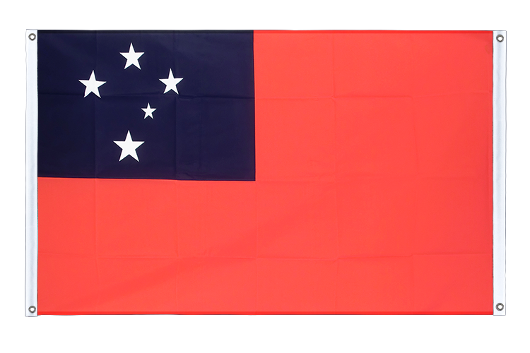 Banner Flag Samoa - 3x5 ft (90x150 cm), landscape