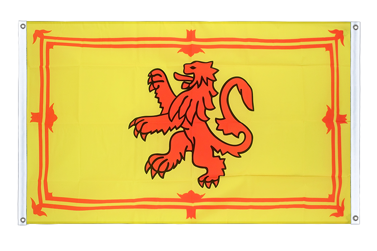Schottland Royal - Bannerfahne 90 x 150 cm, Querformat