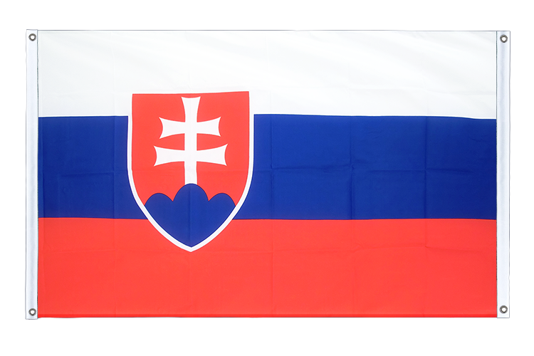 Banner Flag Slovakia - 3x5 ft (90x150 cm), landscape