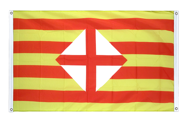 Barcelona - Bannerfahne 90 x 150 cm, Querformat