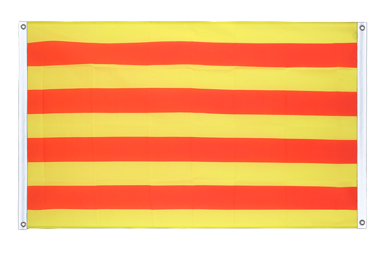 Katalonien Bannerfahne 90 x 150 cm, Querformat