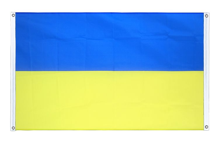 Ukraine - Bannerfahne 90 x 150 cm, Querformat