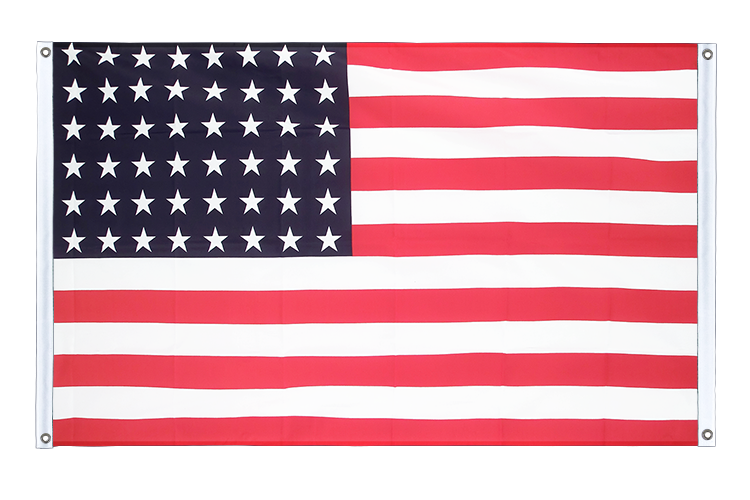 USA 48 stars - Banner Flag 3x5 ft, landscape