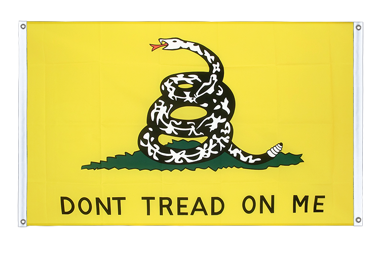 Gadsden don't tread on me 1775 - Banner Flag 3x5 ft, landscape