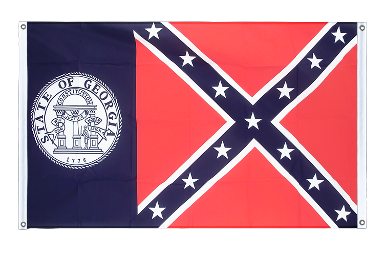 Georgia old - Banner Flag 3x5 ft, landscape