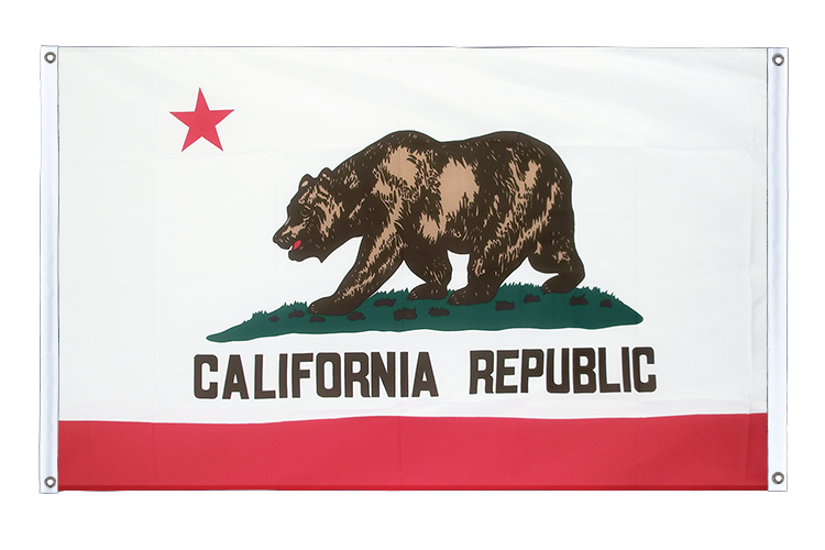 California - Banner Flag 3x5 ft, landscape