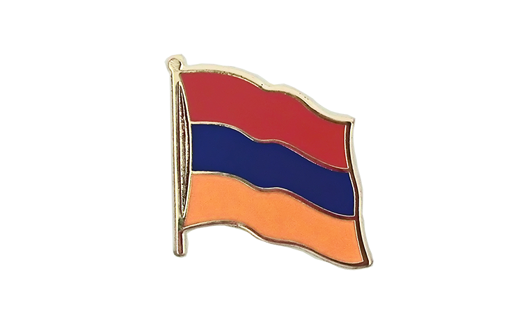 Flaggen Pin Armenien 2 x 2 cm
