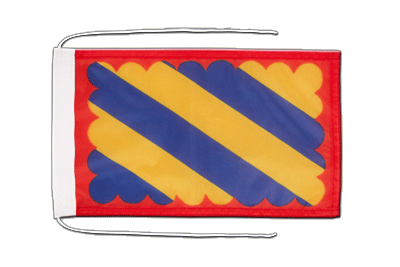 Nivernais - Drapeau avec cordelettes 20 x 30 cm