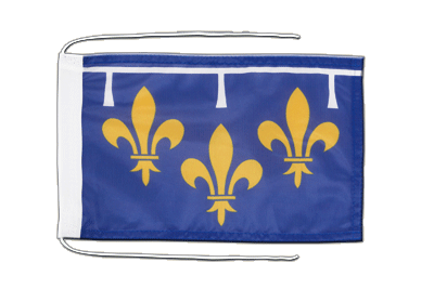 Orléanais - Flag with ropes 8x12"