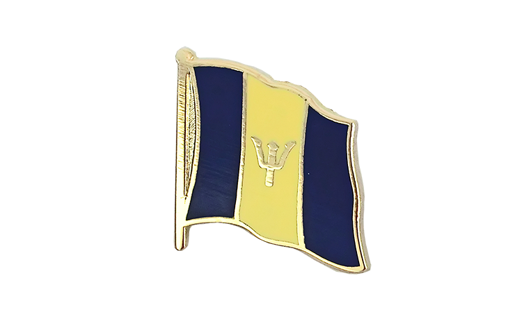 Flaggen Pin Barbados 2 x 2 cm