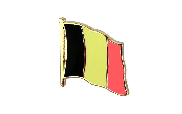 Pin's drapeau Belgique 2 x 2 cm