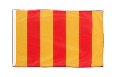 Grafschaft Foix - Hohlsaum Flagge PRO 60 x 90 cm