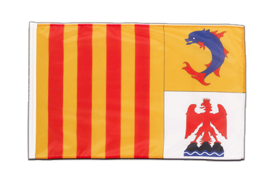 Provence-Alpes-Côte d'Azur - Hohlsaum Flagge PRO 60 x 90 cm