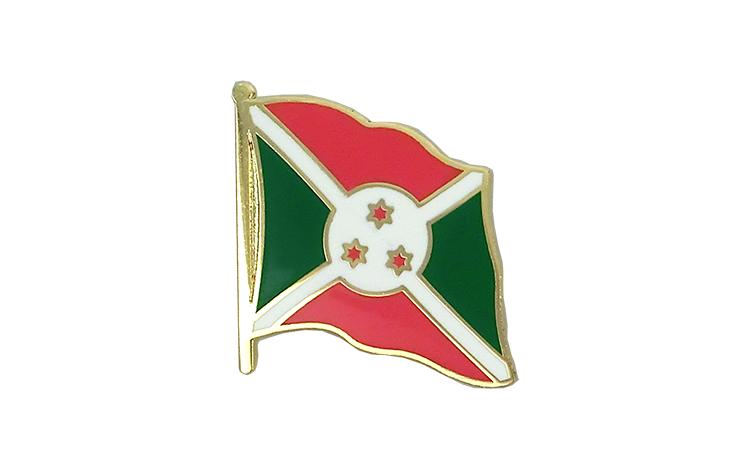 Flaggen Pin Burundi 2 x 2 cm