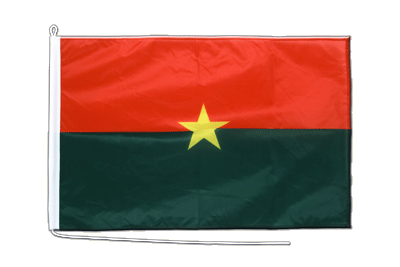 Burkina Faso - Pavillon pour bateau 60 x 90 cm