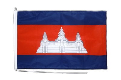 Cambodge - Pavillon pour bateau 60 x 90 cm