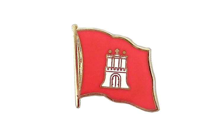 Hambourg - Pin's drapeau 2 x 2 cm