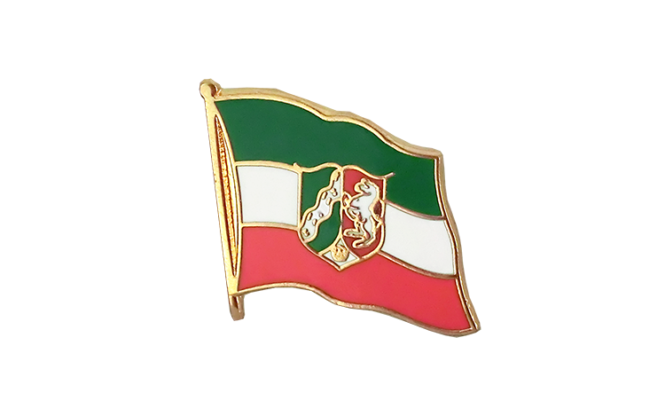 Nordrhein Westfalen Flaggen Pin 2 x 2 cm