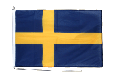 Suède - Pavillon pour bateau 60 x 90 cm