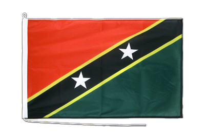 St. Kitts und Nevis - Bootsflagge PRO 60 x 90 cm