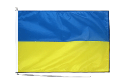 Pavillon Ukraine pour bateau 60 x 90 cm