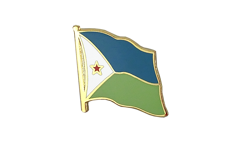 Djibouti Flag Lapel Pin