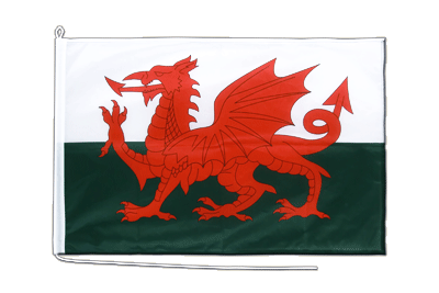 Wales Bootsflagge PRO 60 x 90 cm