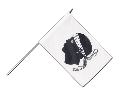 Korsika Stockflagge PRO 30 x 45 cm