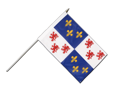 Picardie - Drapeau sur hampe 30 x 45 cm