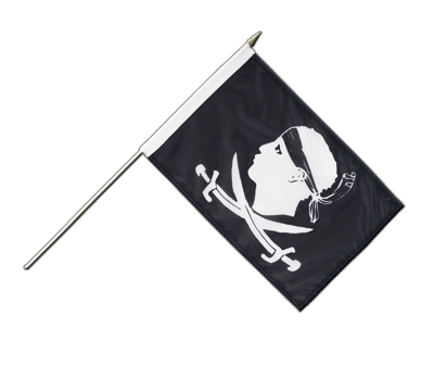 Pirat Korsika Stockflagge PRO 30 x 45 cm