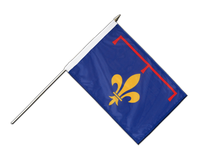 Provence - Hand Waving Flag 12x18"