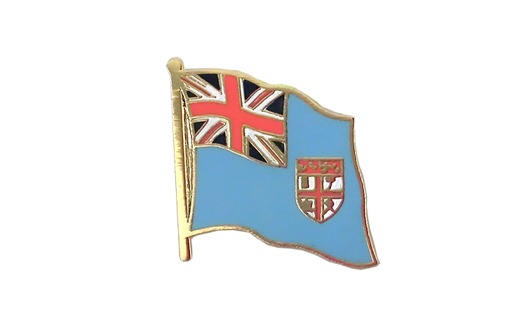 Fidschi Flaggen Pin 2 x 2 cm