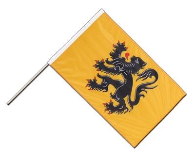Belgium Flanders - Hand Waving Flag PRO 2x3 ft