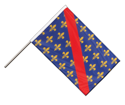 Bourbonnais - Hand Waving Flag PRO 2x3 ft