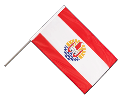 French Polynesia - Hand Waving Flag PRO 2x3 ft